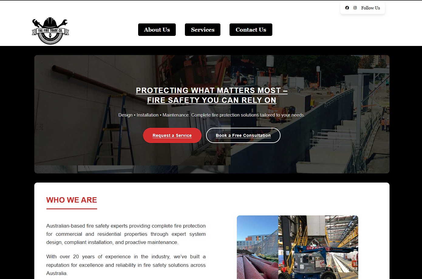 The Fire Trade Co Website